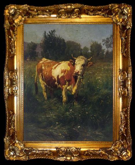 framed  Rudolf Koller Kuh, ta009-2